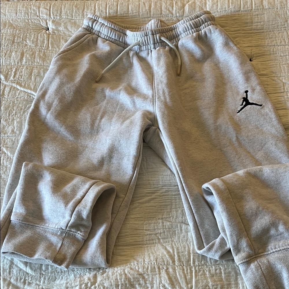 Jordan Kids Light Gray Joggers Sweatpants